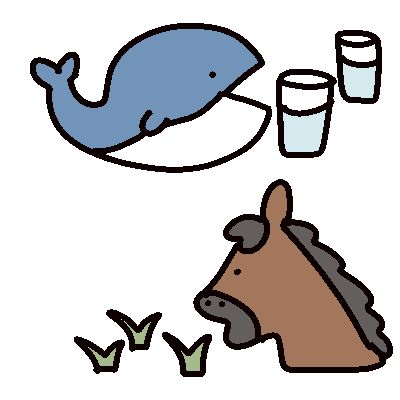 鯨飲馬食